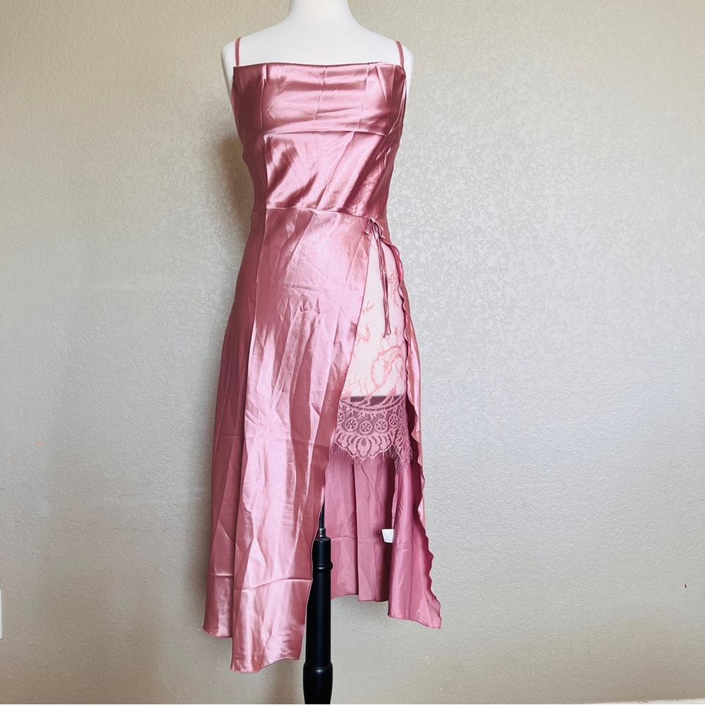 Satin Lace fancy dress Sz Sm